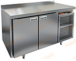 Стол холодильный HICOLD GN 11/TN + задняя стенка из нержавеющей стали