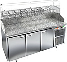 Стол холодильный для пиццы HICOLD PZ3-111/GN камень