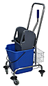Тележка уборочная одноведерная KSITEX 029AL с механизмом отжима