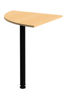 Стол приставной угловой Канц 600×600×750 мм, цвет бук