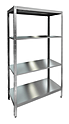Стеллаж нержавеющий кухонный HICOLD НСК-9/7