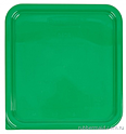 Крышка для квадратных пищевых контейнеров 1,9л,3,8л,5,7л,7,6л, 22,94 X 22,91 X 1,3см RUBBERMAID зеленая, 1980301