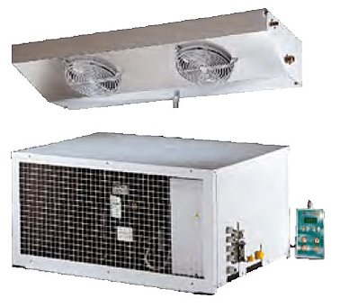 Сплит-система высокотемпературная RIVACOLD STH003Z001 для установки на крыше холодильной камеры или напольная установка+подогрев картера+ прессостат