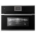 Шкаф духовой с микроволнами KUPPERSBUSCH CBM 6550.0 S3, черное стекло, Silver Chrome