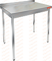 Стол производственный пристенный с бортом без полки HICOLD НСО-9/7Б