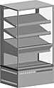 Витрина открытая, комбинированная (тепловая/холодильная) ЭЛКА