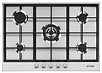 Панель варочная газовая  SMEG HOME PX175, 72,5 см, нержавеющая сталь