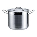 Кастрюля P.L. PROFf CUISINE 6,5 л, 22*20 см EcoLine с крышкой нерж., 18/0, 81200002