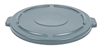 Крышка для контейнера RUBBERMAID BRUTE на 166 литров серая, FG264560GRAY