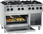 Плита газовая шестиконфорочная <b>Bartscher</b> MFG 7360 с электрическим духовым шкафом, 1582201