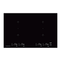 Панель варочная индукционная KUPPERSBUSCH KI 8800.0 SR, черное стекло, без рамки
