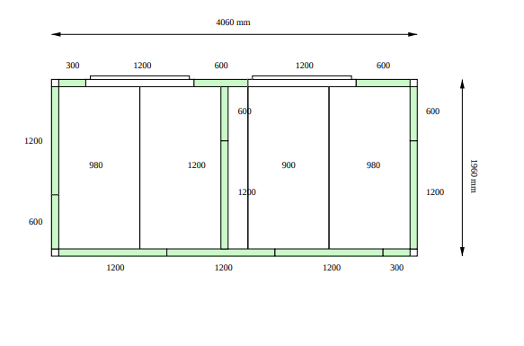 Камера среднетемпературная POLAIR КХН - 14.32 (1960 X 4060 X 2200)