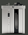 Печь ротационная электрическая MONDIAL FORNI Techno 2.0 6080 Е RSX + вращающаяся платформа +модификация для платформы