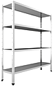 Стеллаж кухонный Luxstahl СР-1800х900х600, мко024