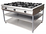 Плита газовая 6-ти горелочная GRILL MASTER Ф6П2Г/1000 (подход с 2-х сторон), 50060