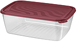 Контейнер с крышкой RESTOLA 4 литра бордовый, 432105121